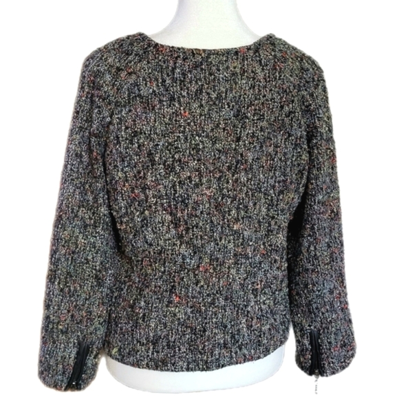 NWOT Sanctuary Anthropologie blazer, full zip jacket, zip pockets, Sz Lg - Picture 12 of 16